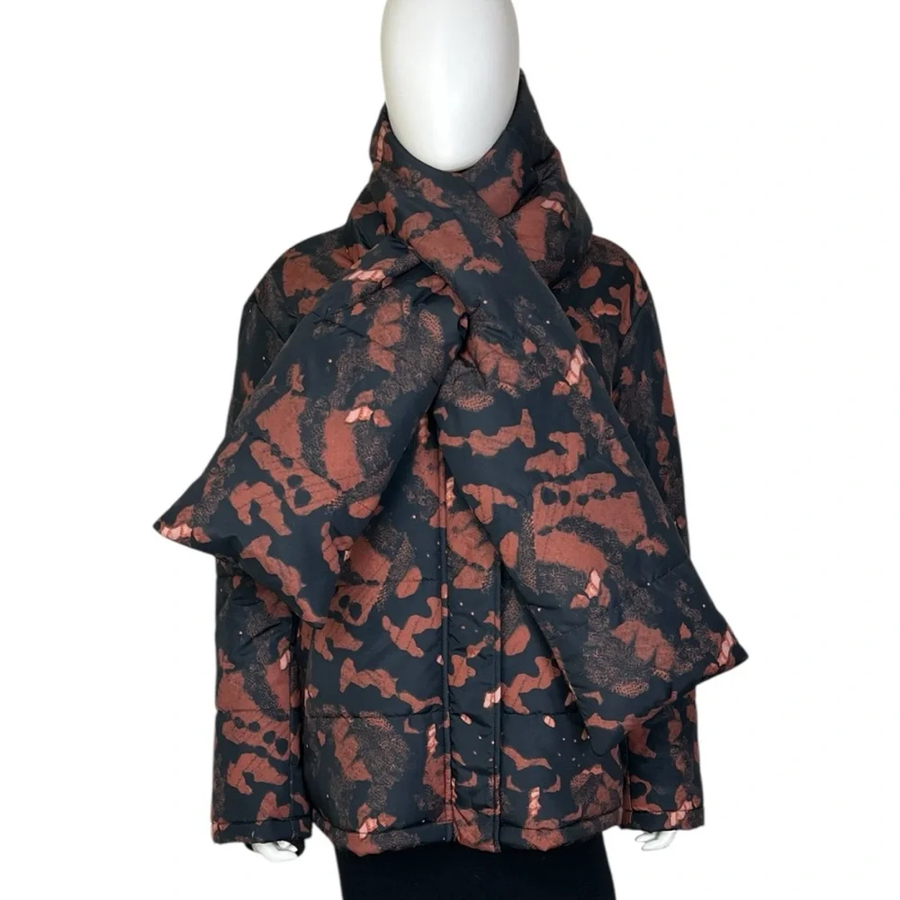 Peruvian Connection Mariposa Puffer Coat - sz Medium